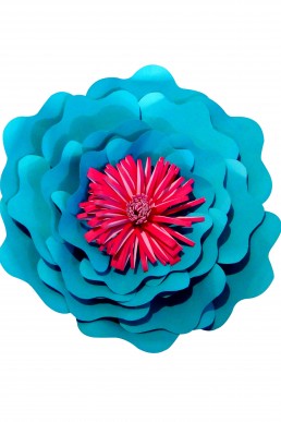 Molde Gratis de Flor Perla