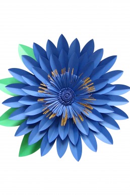 Moldes para realizar Flor Gigante en Papel Cartulina