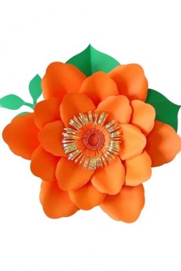 Molde de flor Orange para descargar Gratis