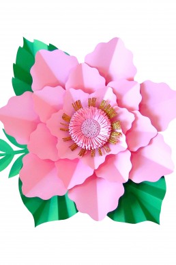 Molde de flor Floral Pink para descargar Gratis