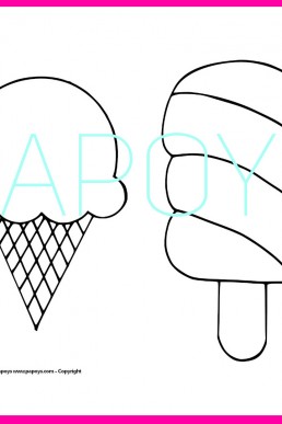 Ice Cream drawing for free download