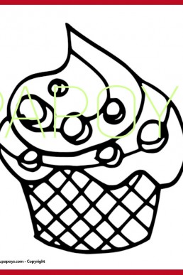 Cupcake drawing for free download