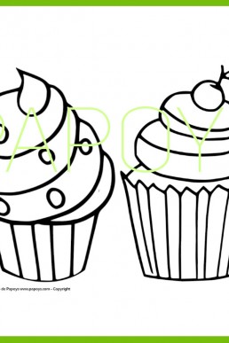 Cupcakes 7 drawing for free download