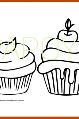 Cupcakes drawing for free download