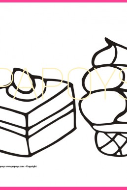 Cakes drawing for free download