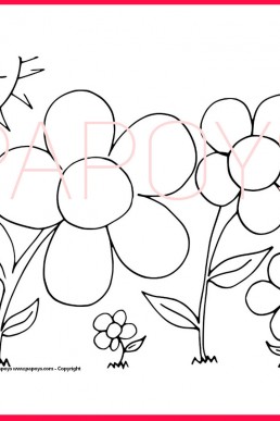 FLOWERS drawing for free download