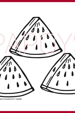 Watermelon drawing for free download