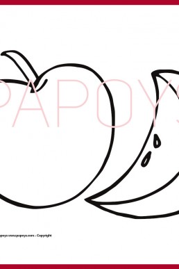 Red apple drawing for free download