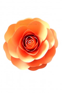 Molde de ROSA NARANJA para descargar Gratis