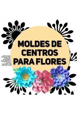 Moldes de Centros para Flores Descarga Gratis en pdf