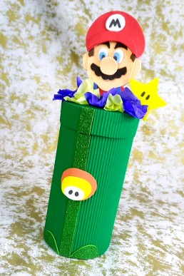Moldes de Mario para Decorar Cajita. Descarga Gratis en PDF