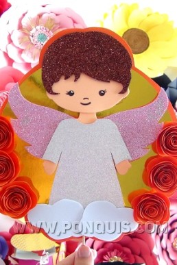 Moldes para Realizar Cake Topper de Bautizo de Niña Descarga Gratis en pdf