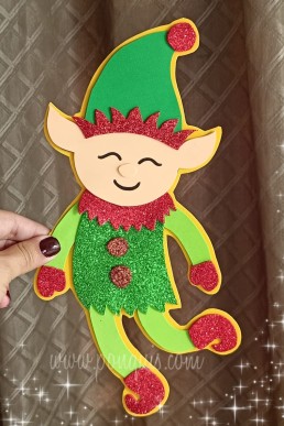 Moldes para realizar arlequines de Navidad para deocrar Arbolito