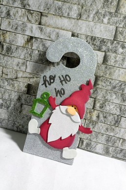 Moldes para realizar Picaporte decorativo de Navidad en pdf