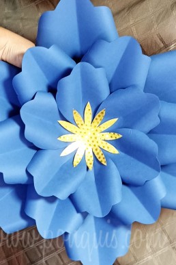 Moldes para realizar Flores de Papel decorativas descarga gratis en pdf