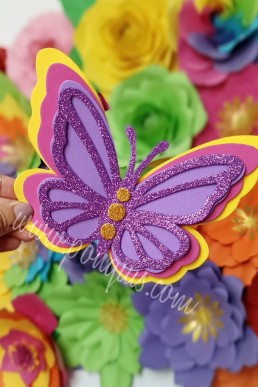 Moldes para hacer mariposas de diferentes tamaños descarga GRATIS en PDF