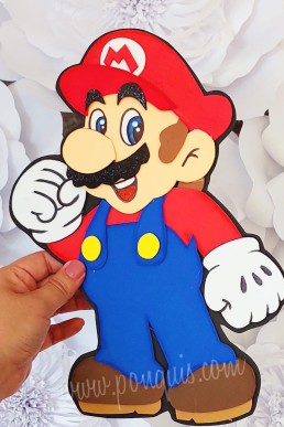 Moldes para descargar Gratis en pdf de Mario Bros decorativo
