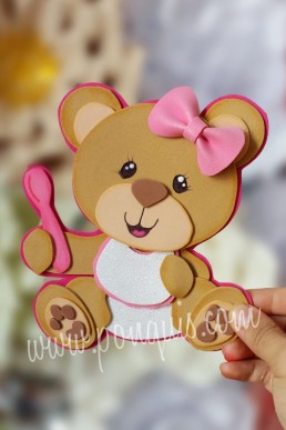 Moldes para realizar Oso tierno decorativo para descargar Gratis e PDF