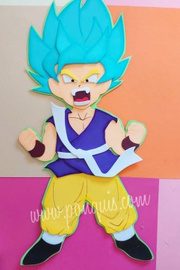 Moldes para realizar aplique de Goku Descarga Gratis en PDF
