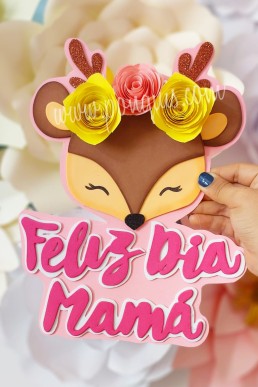 Moldes para hacer letrero decorativo para Dia de las Madres Descarga Gratis en PDF