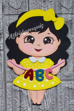 Moldes para hacer Maestra decorativa en PDF descarga GRATIS