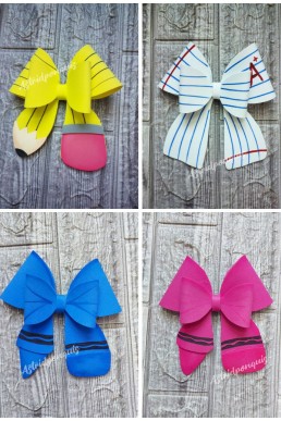 Moldes para hace lazos o moños escorales Descarga GRATIS en PDF