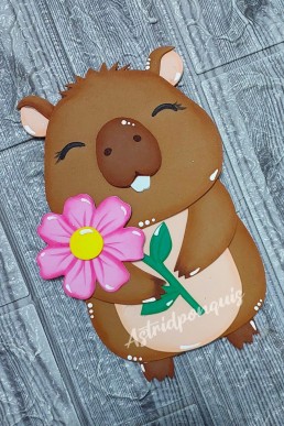 Moldes para hacer Capibara decorativa Descarga Gratis en PDF