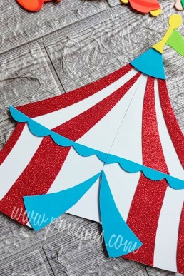 Moldes para hacer carpa de circo payasito Descarja GRATIS en PDF