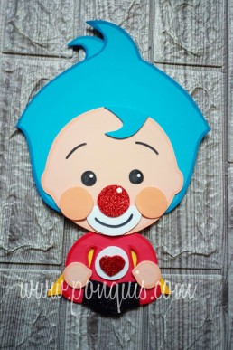 Moldes para hacer Payasito decorativ sentado descarga Gratis en PDF