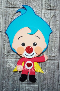 Moldes para decoracion de payasito descarga Gratis en PDF