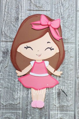 Moldes Gratis con cupon de niña bonita