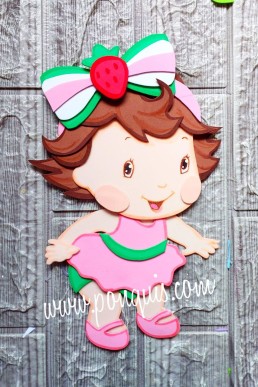 Moldes Gratis para hacer a rosita fresita