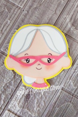 Molde para hacer abuelita de Up