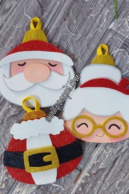 Moldes para hacer manualidades de Navidad para colgar en el arbolito