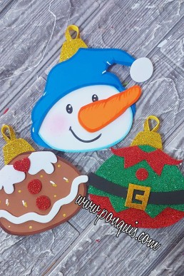 Moldes para hacer adornos para decorar el Arbolito de Navidad