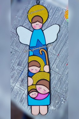 Moldes para hacer lindo Nacimiento de foami tipo Vitral Descarga gratis con Cupon