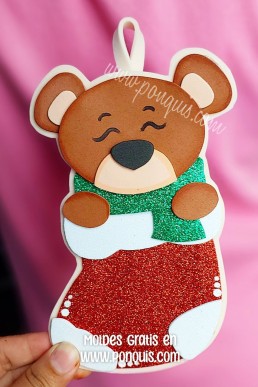 Moldes para hacer Bota de Oso pardo