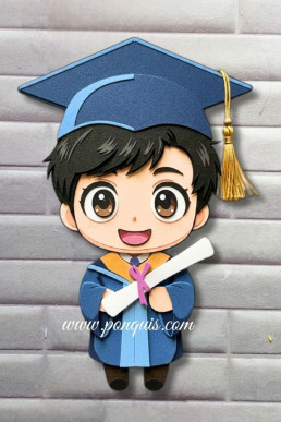 Moldes para hacer aplique de niñO de primaria para Graduacion