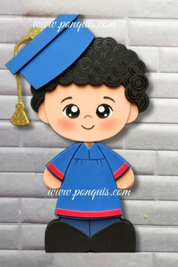 Moldes para hacer Niño de Presscolar Graduacion