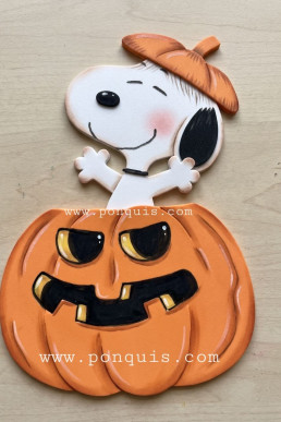 Moldes para hacer lindo Snoopy de Halloween Descarga Moldes Gratis en PDF