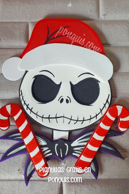 Moldes para hacer a Jack de Halloween Descarga Gratisen PDF