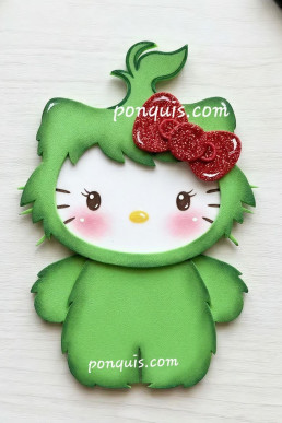 Moldes para hacer a Kittie Grinch descarga Gratis en PDF