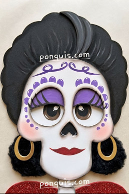 Moldes para hacer personaje de pelicula dia de Muertos Mamá