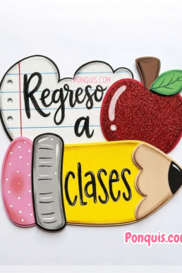 Moldes para hacer apliques Escolares Regreso a Clases Descarga Gratis con codigo