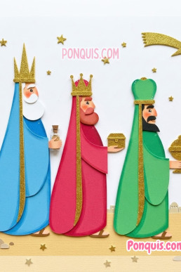 Moldes para hacer aplique de los Reyes Magos Descarga Gratis en PDF