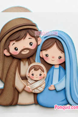 Moldes para hacer manualidades de Navidad Nacimiento 34